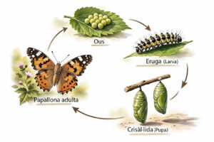 Cicle vital de Vanessa cardui ©TTB INSECTS S.R.L